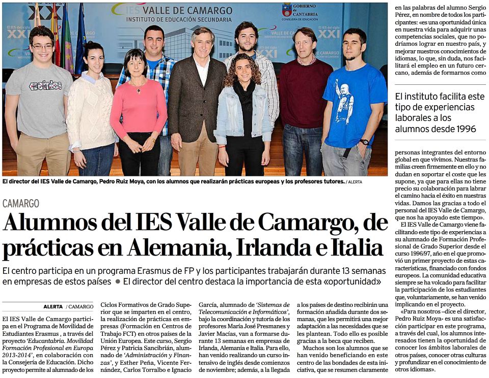 Participantes Erasmus 2012-13