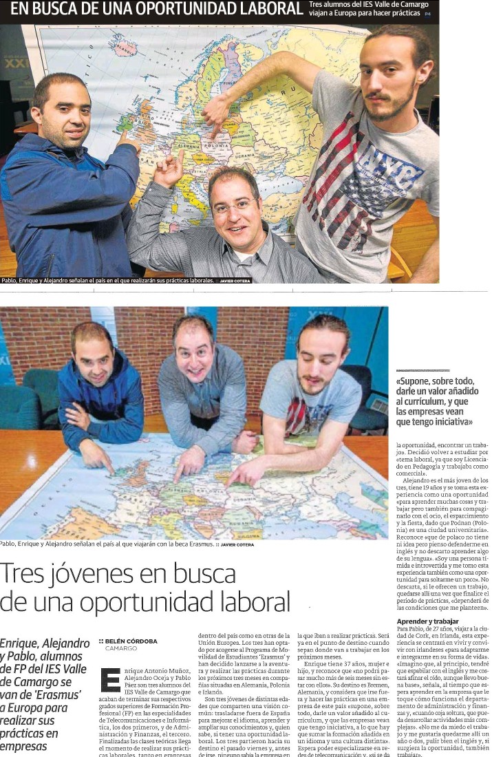 Participantes Erasmus 2013-14